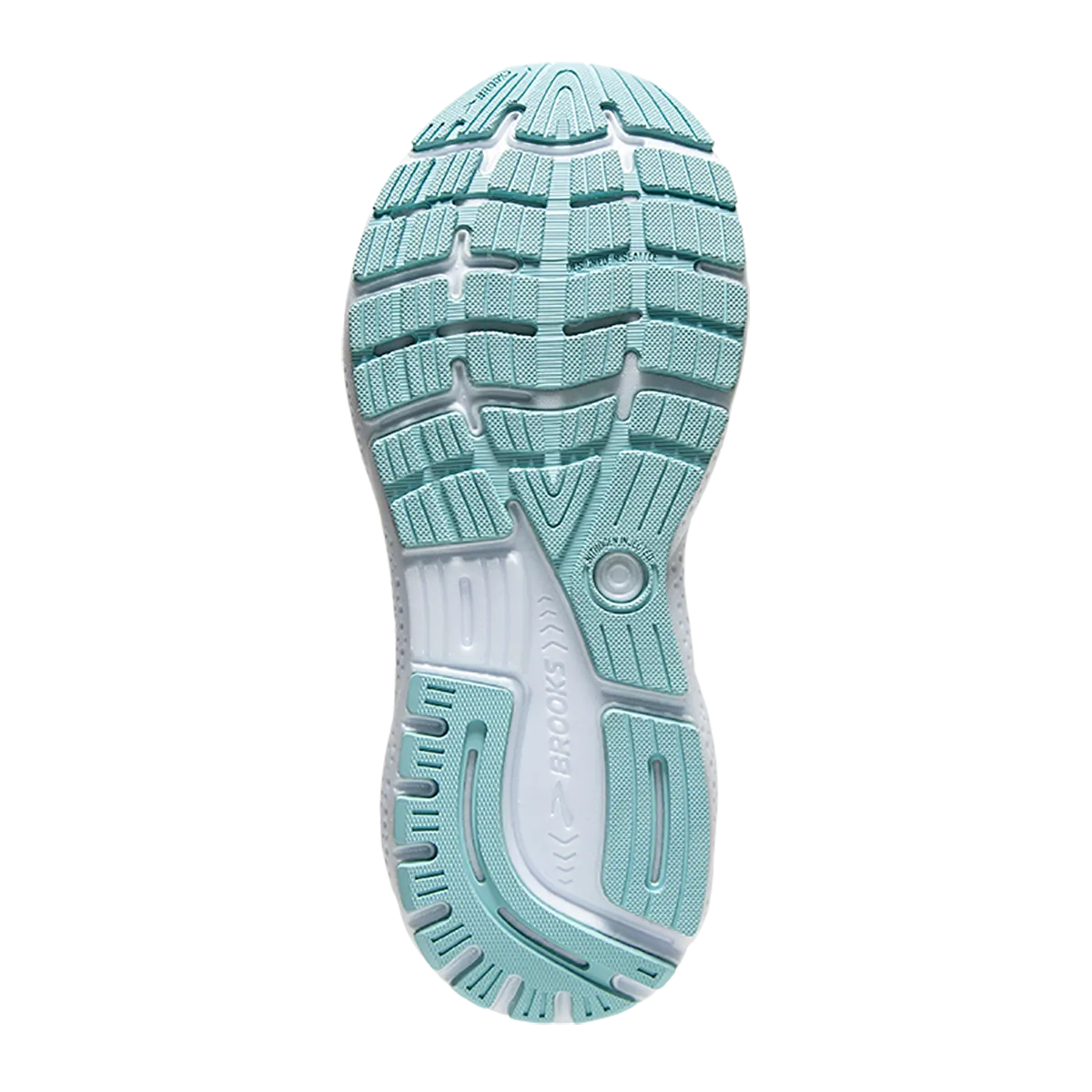 Brooks Ghost 16 - Blanc - Gris - Bleu Domaine