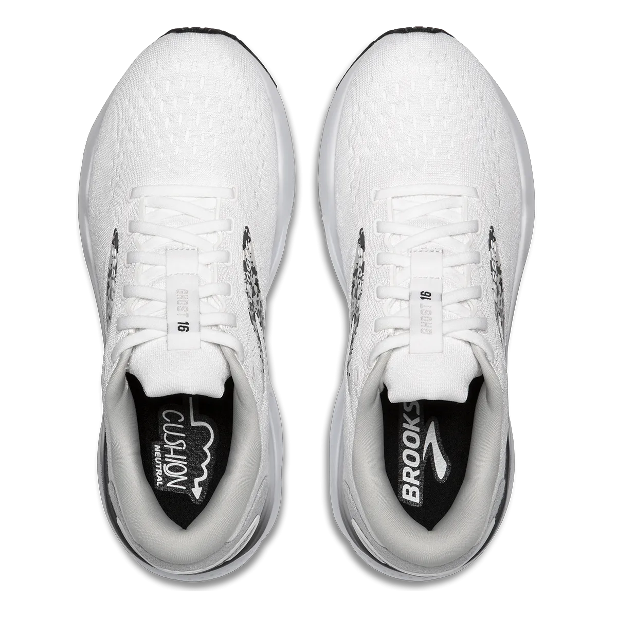 Brooks Ghost 16 - Blanc - Huître - Lave