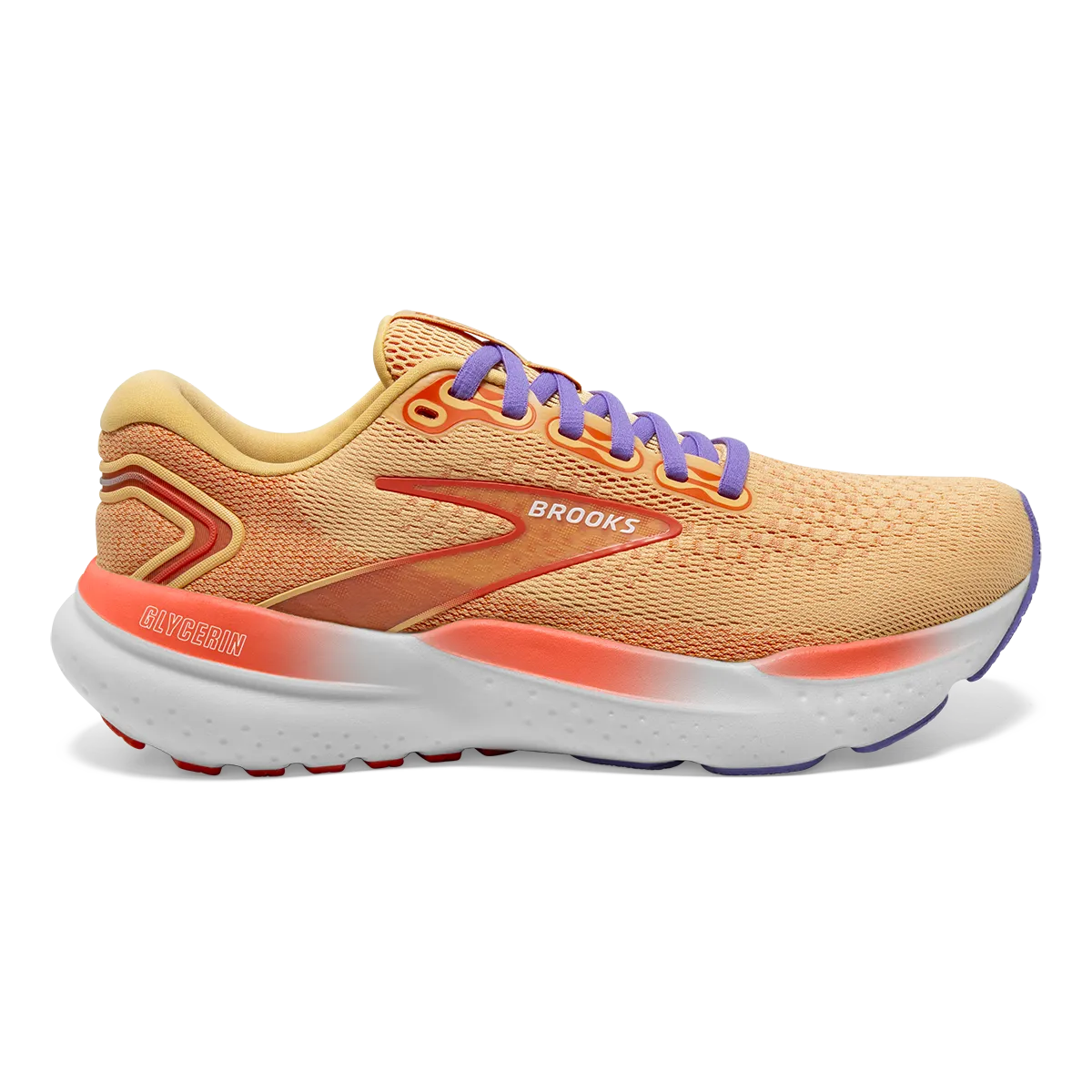 Brooks Glycerin 21 - Éclat solaire - Capucine - Violet