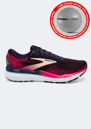Brooks Women's Ghost 16 avec Ballon de Gym GoZone OFFERT