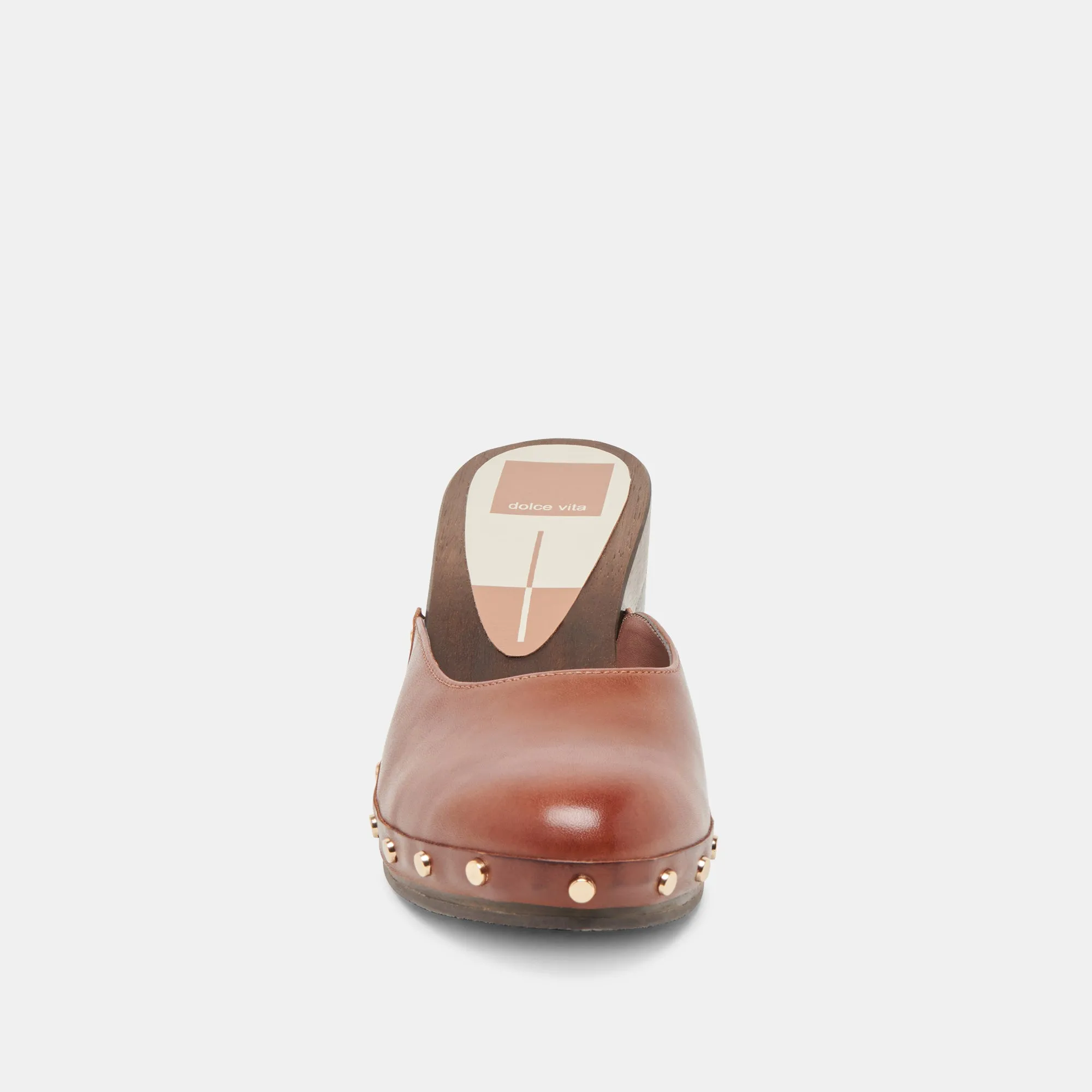 CAMYN TALONS CUIR MARRON