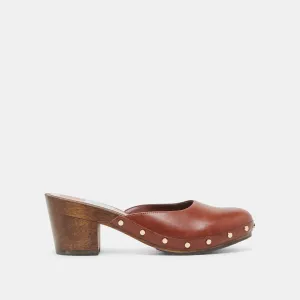 CAMYN TALONS CUIR MARRON