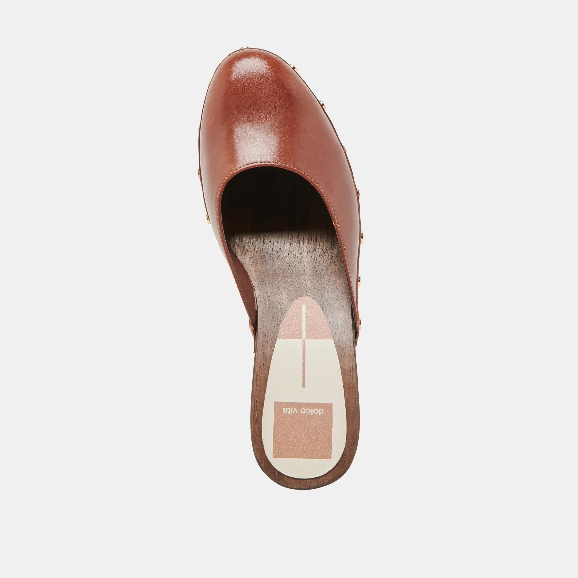CAMYN TALONS CUIR MARRON
