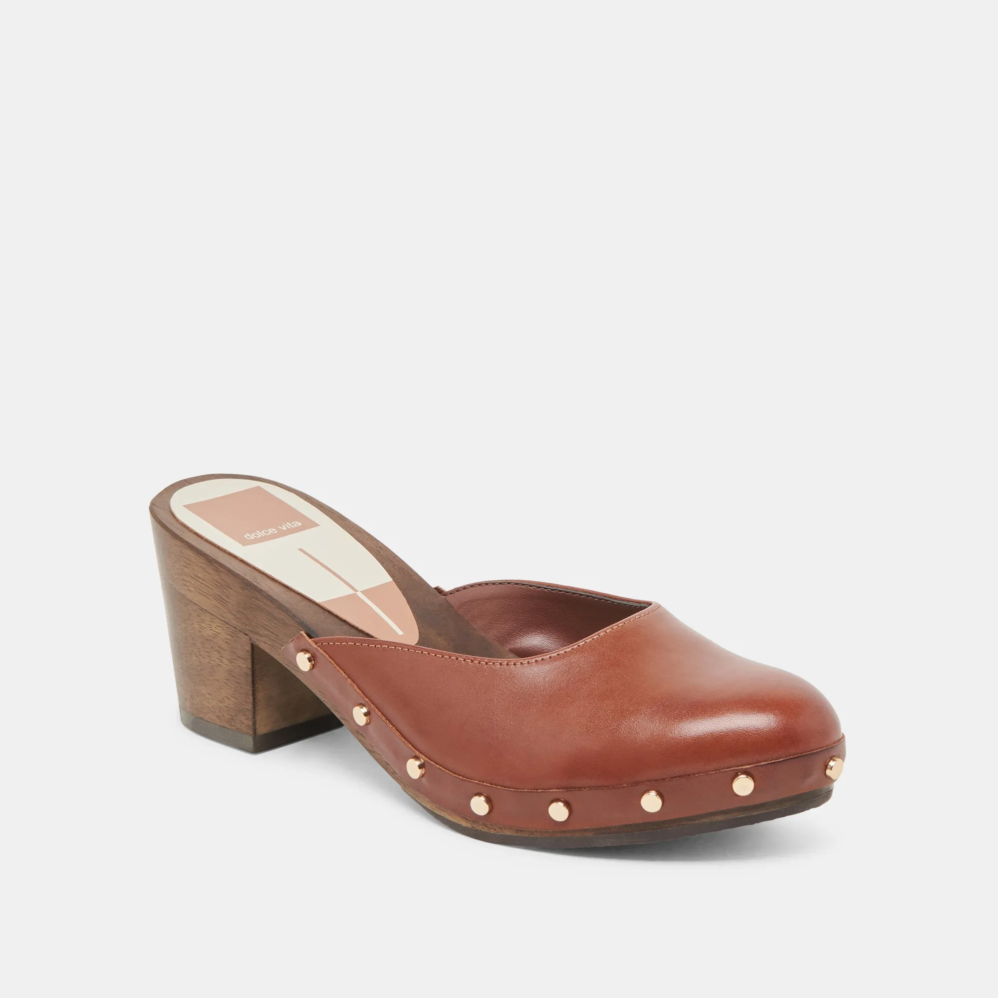 CAMYN TALONS CUIR MARRON