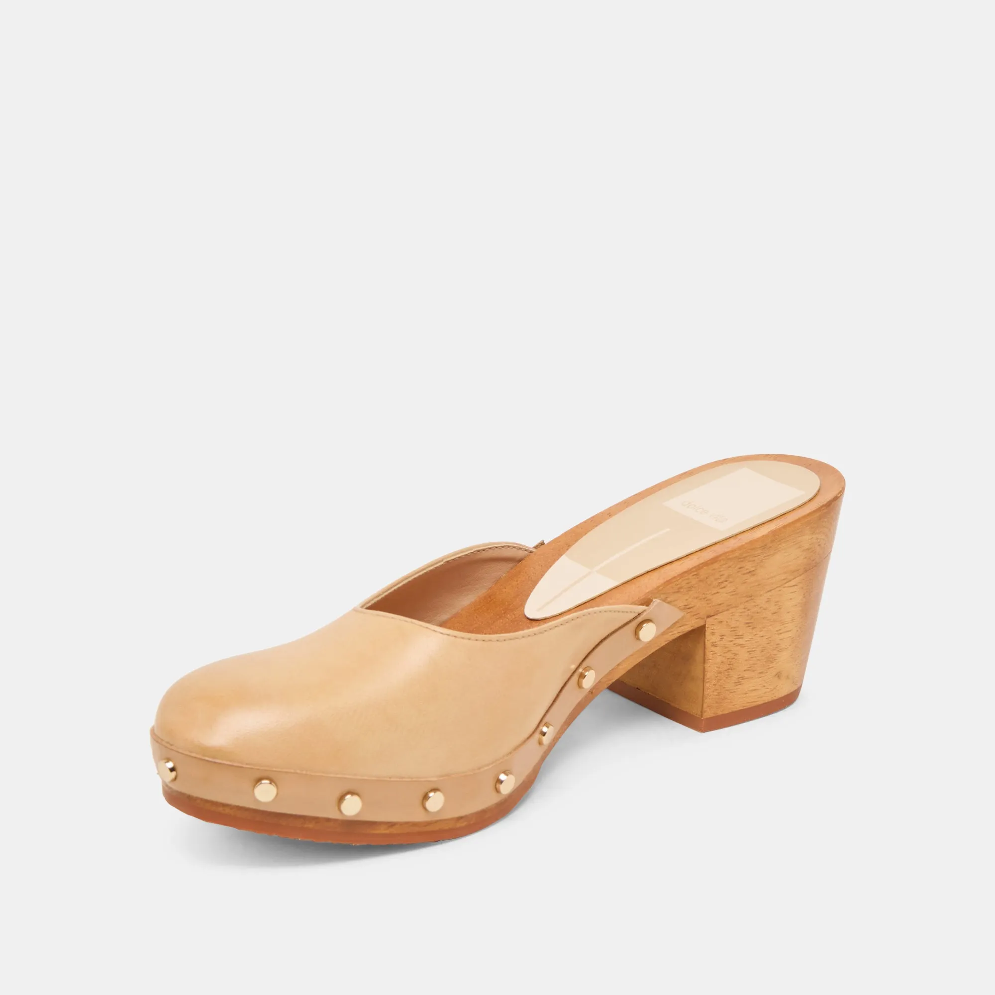 CAMYN HEELS CAFÉ CUIR