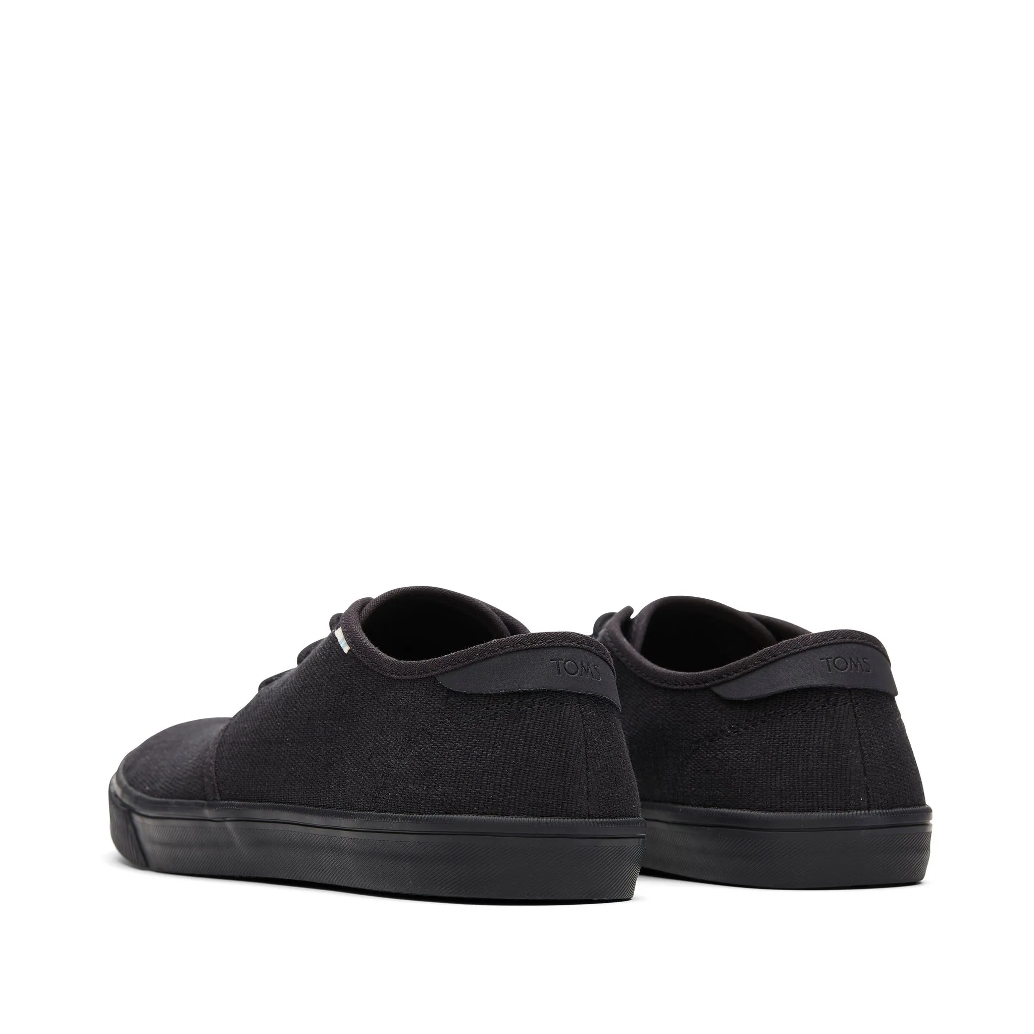 Carlo All Black Heritage Sneaker en toile à lacets