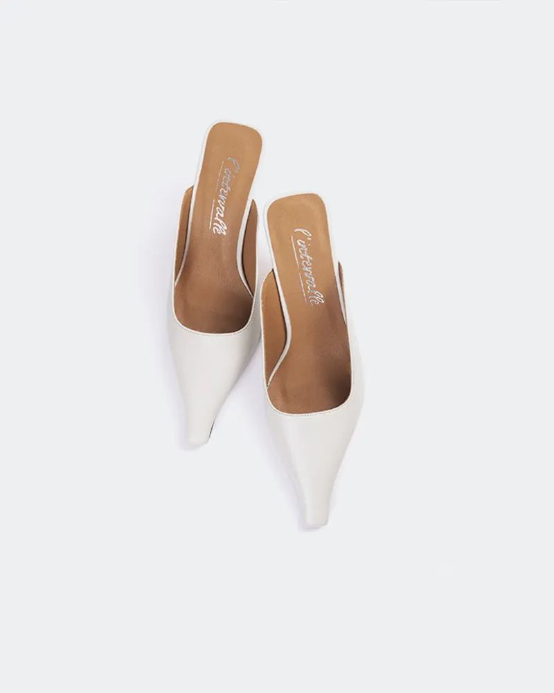 Carthan Cuir Blanc Cassé