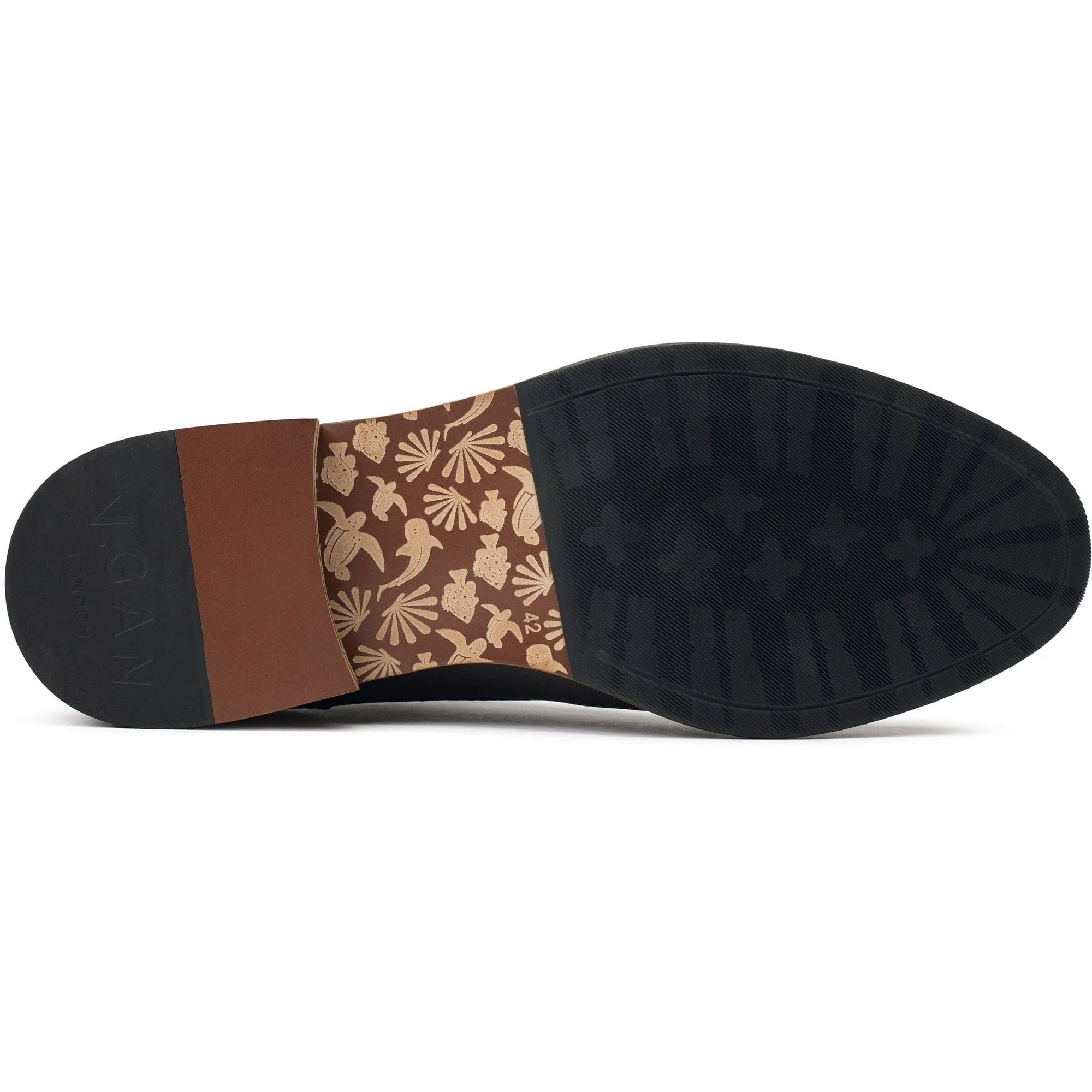 Chervil 2 Chaussures Monk en Simili-Cuir Vegan pour Homme | Marron