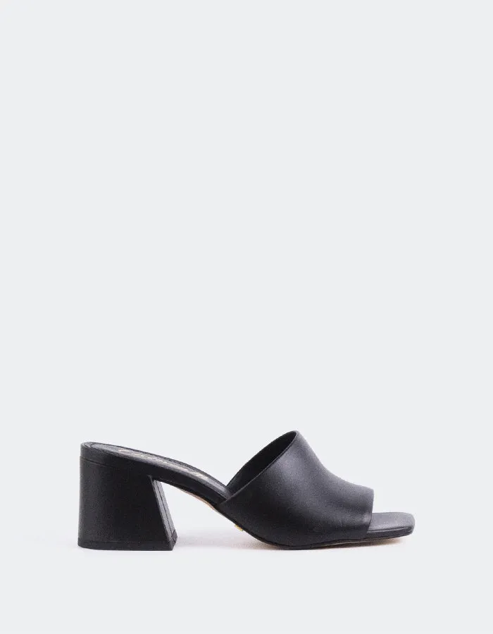 Clarabelle en cuir noir