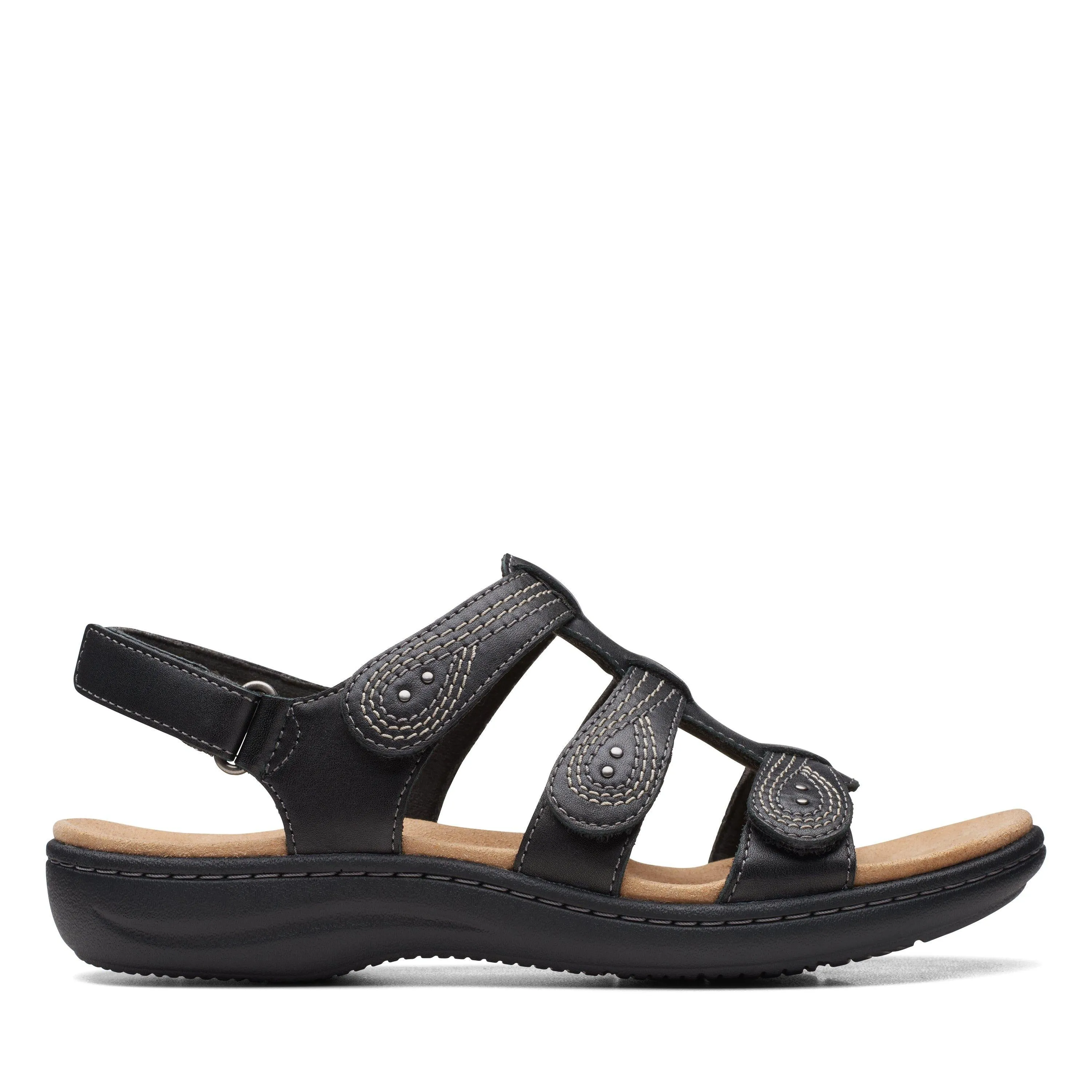 Clarks Laurieann Vine en cuir noir