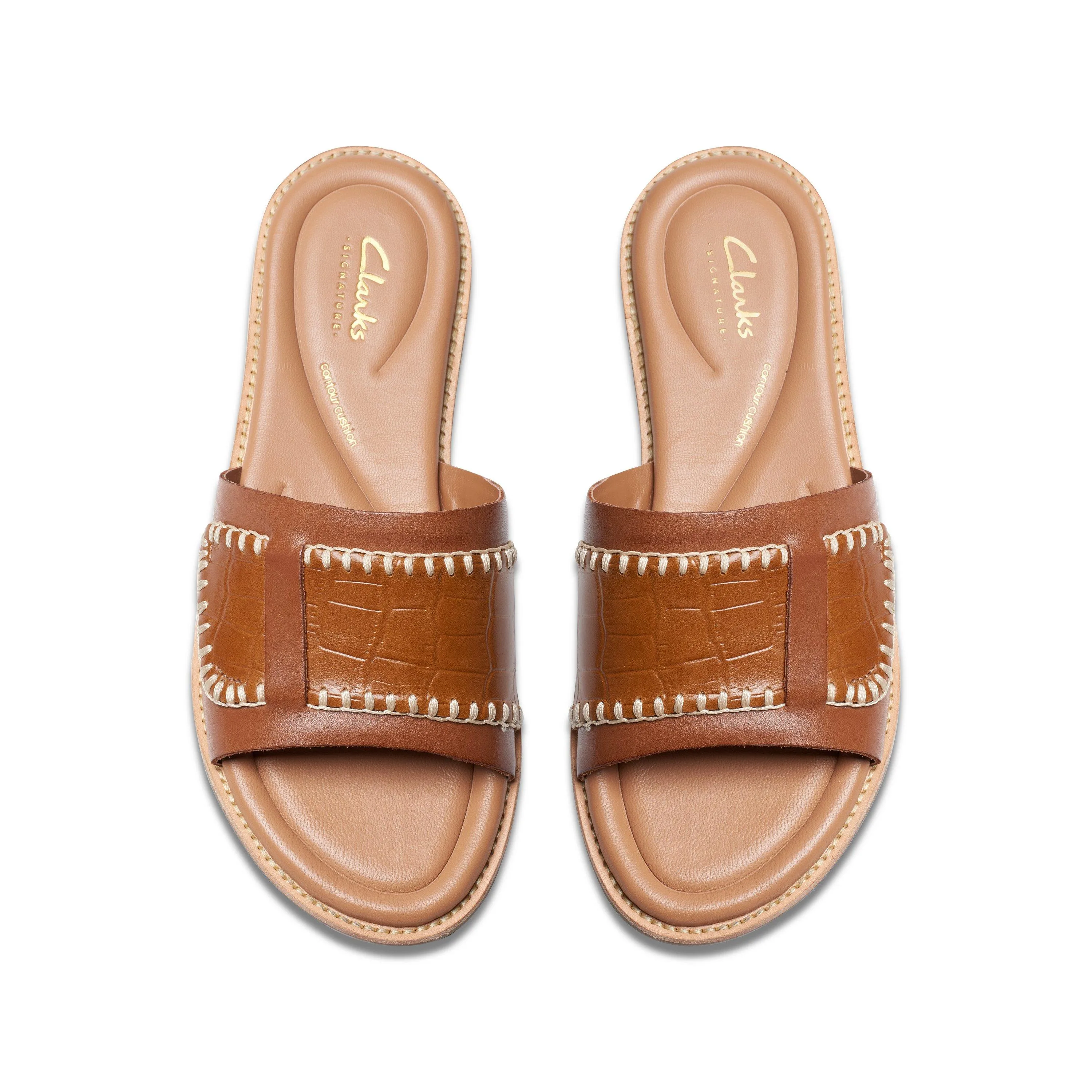 Clarks Maritime Mule en Cuir Marron
