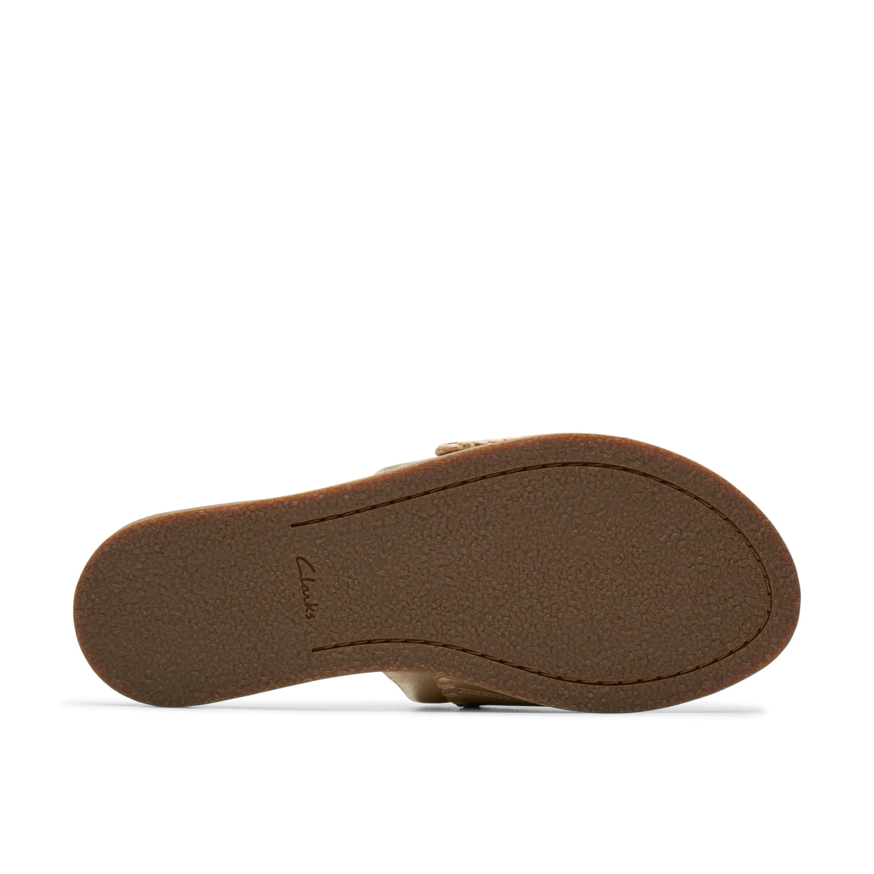 Clarks Maritime Mule en Cuir Doré