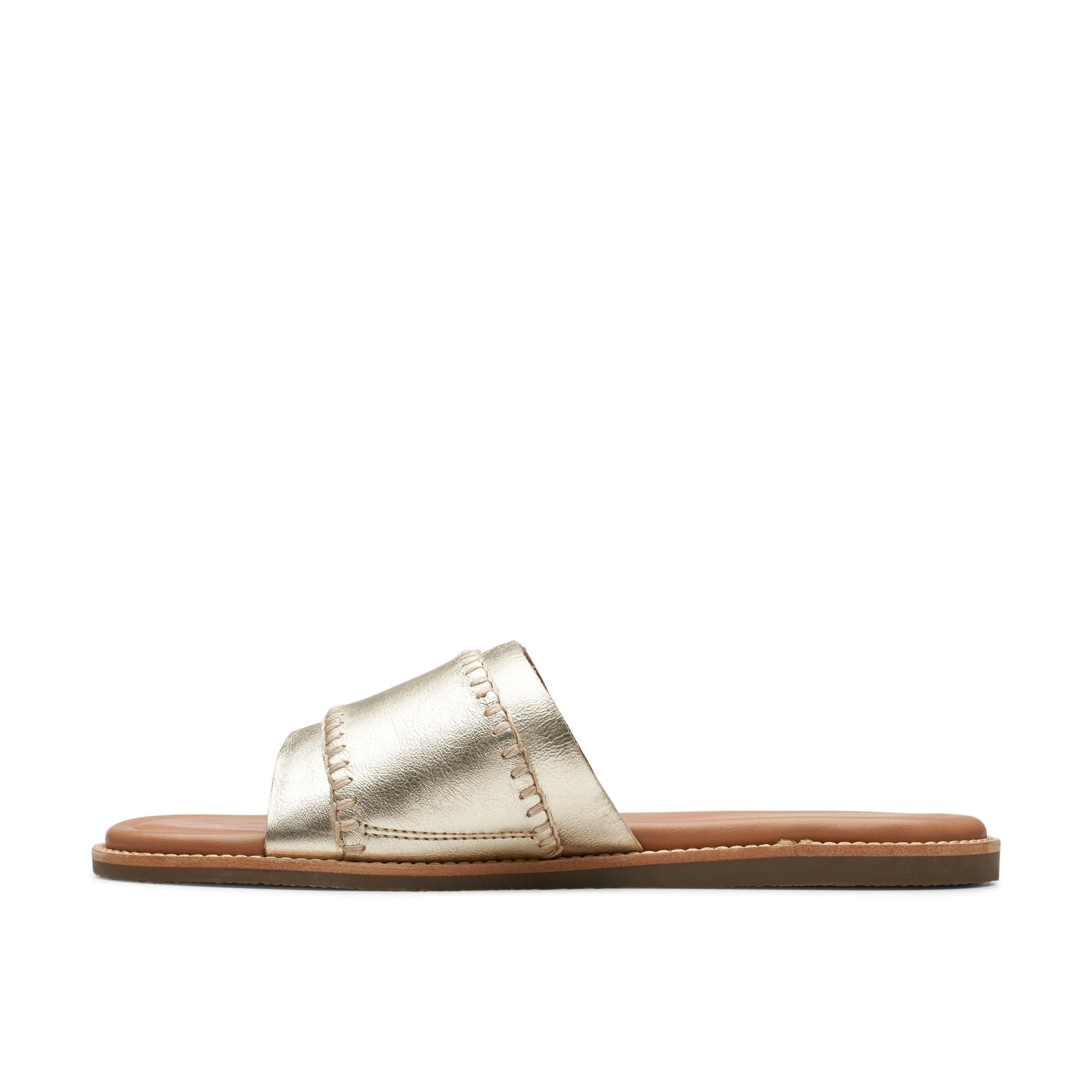 Clarks Maritime Mule en Cuir Doré