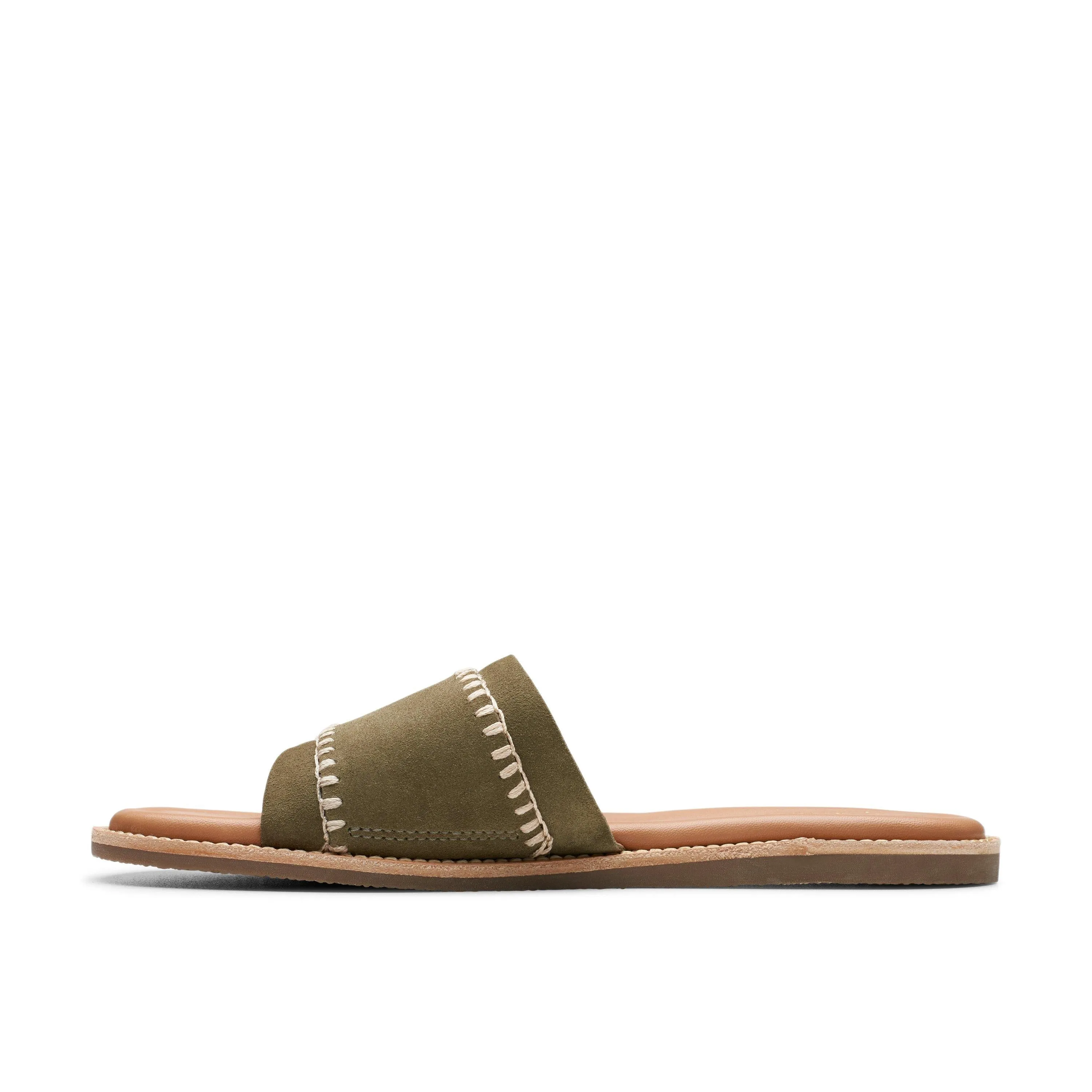 Clarks Maritime Mule en Suède Verte