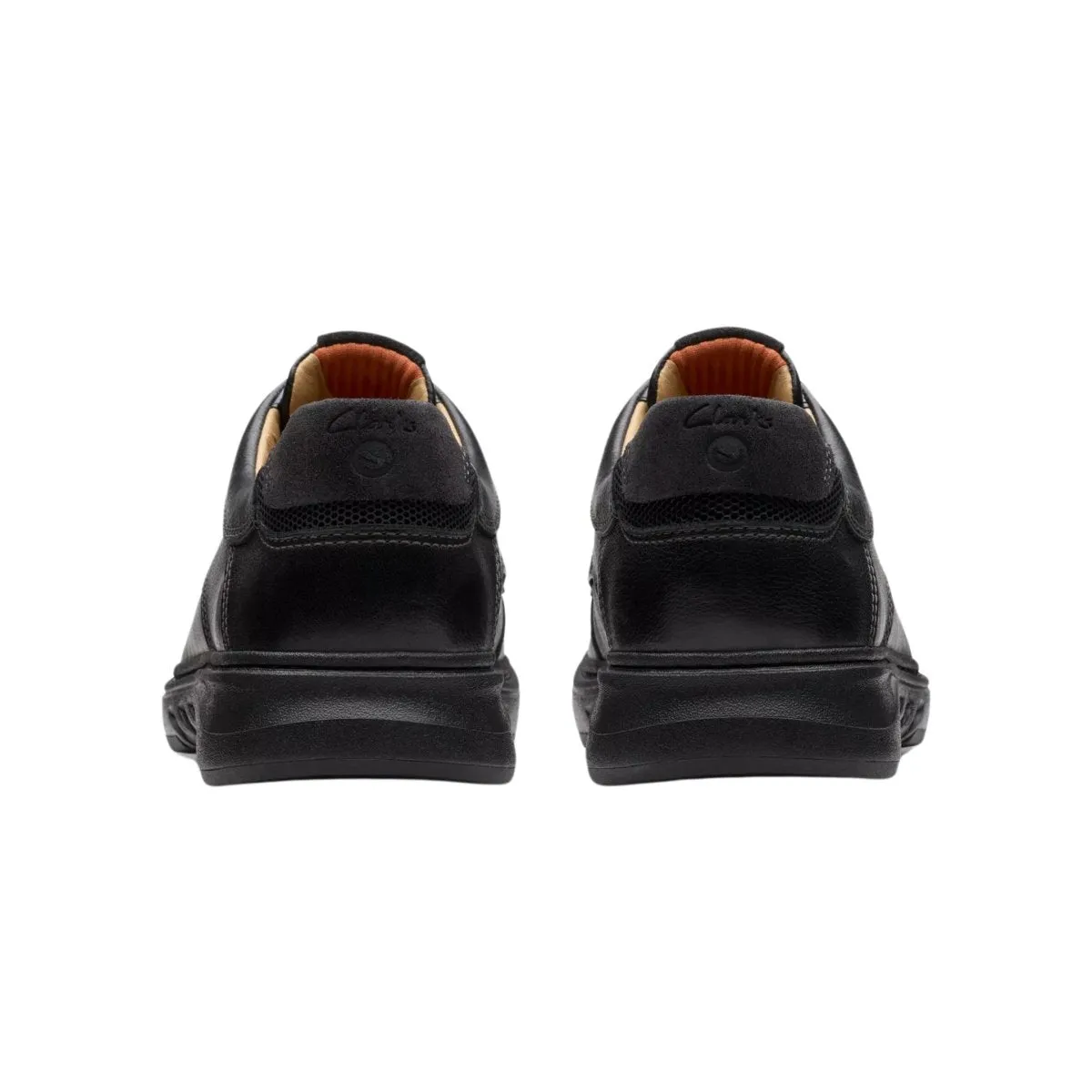 Clarks Homme Un Briley Pace Cuir Noir