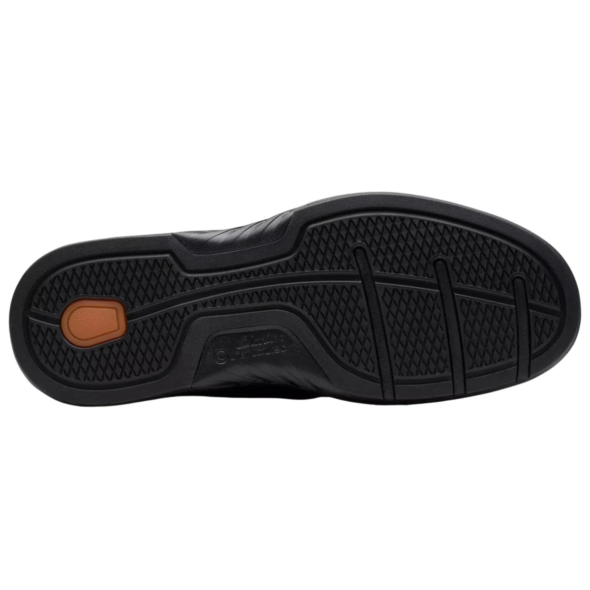 Clarks Homme Un Briley Pace Cuir Noir