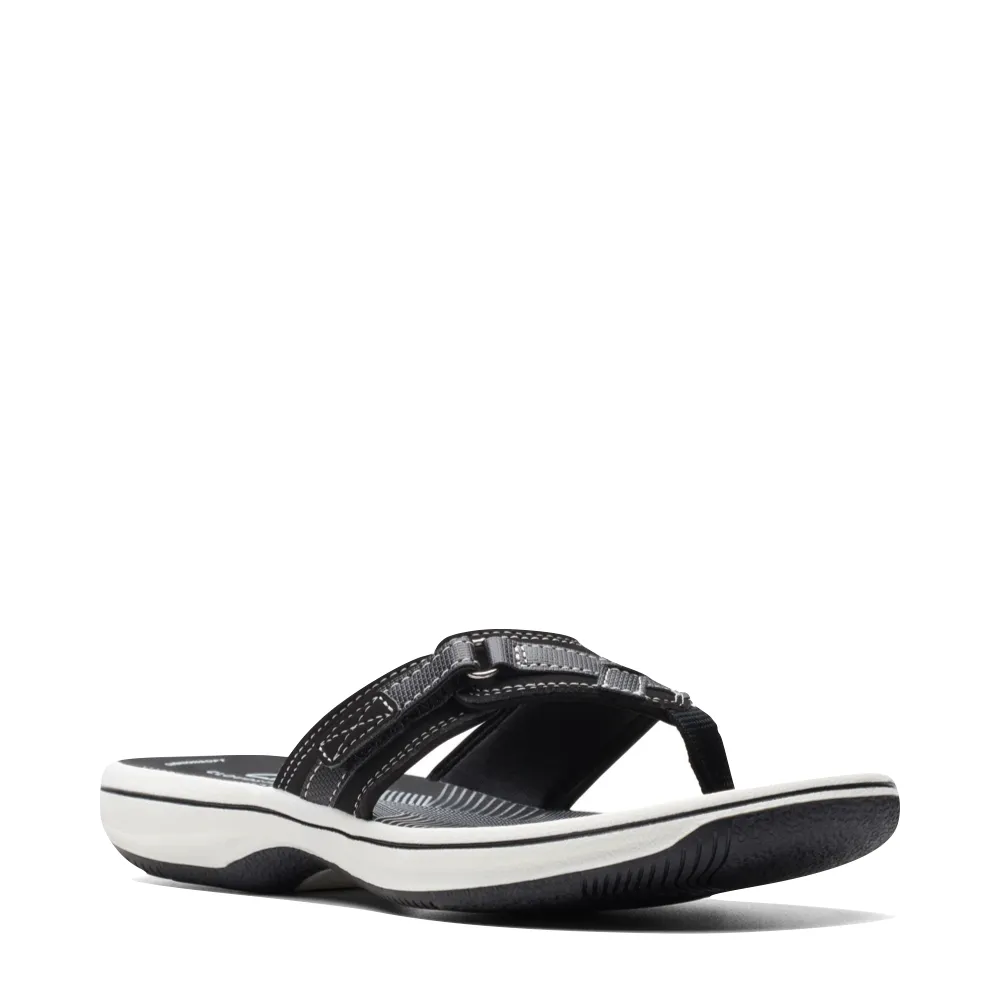 Clarks Breeze Sea II Tongue Sandale pour Femme en Noir