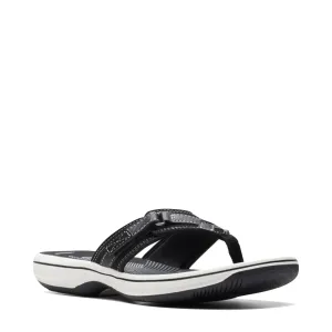 Clarks Breeze Sea II Tongue Sandale pour Femme en Noir