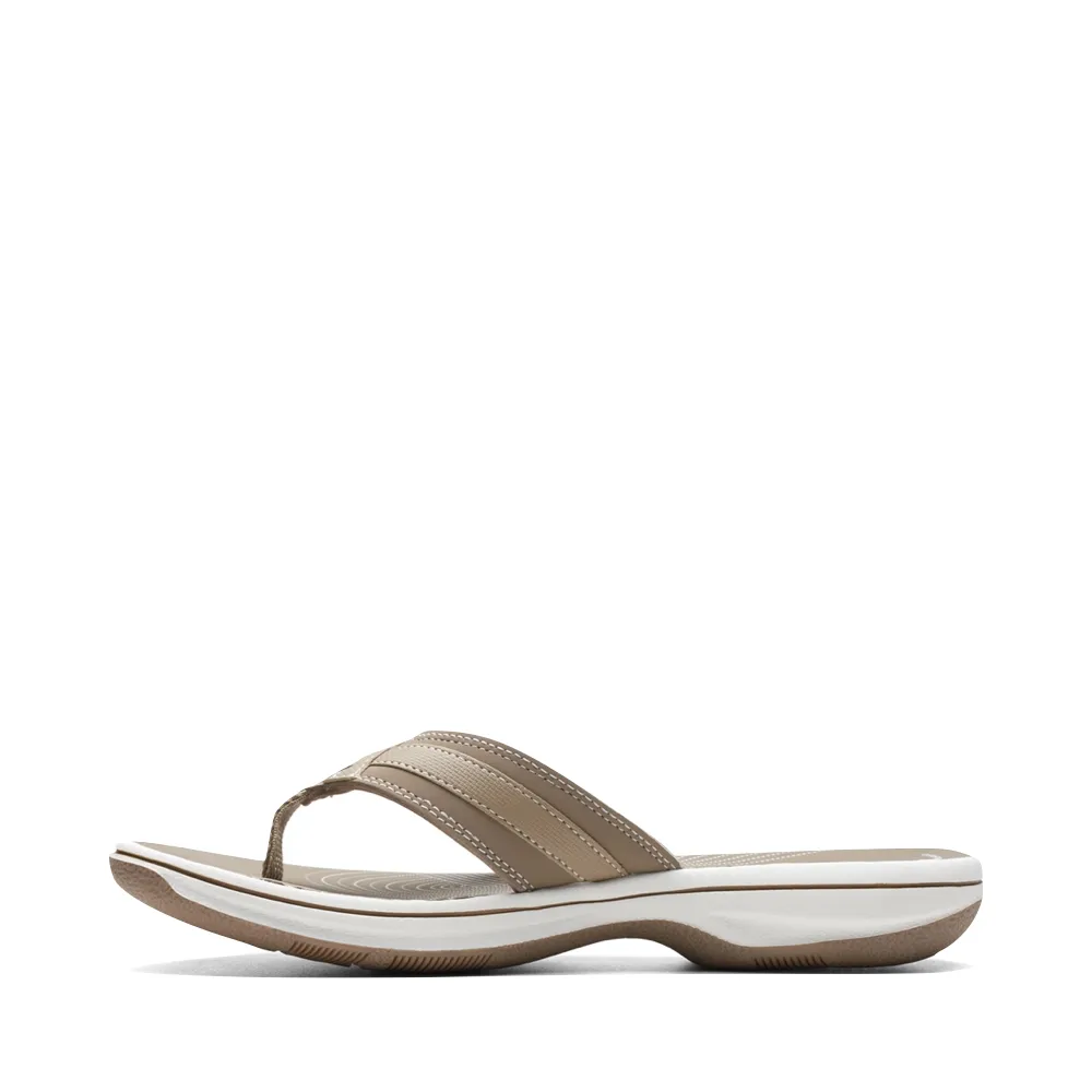Clarks Breeze Sea II Tong Sandale pour Femme en Taupe