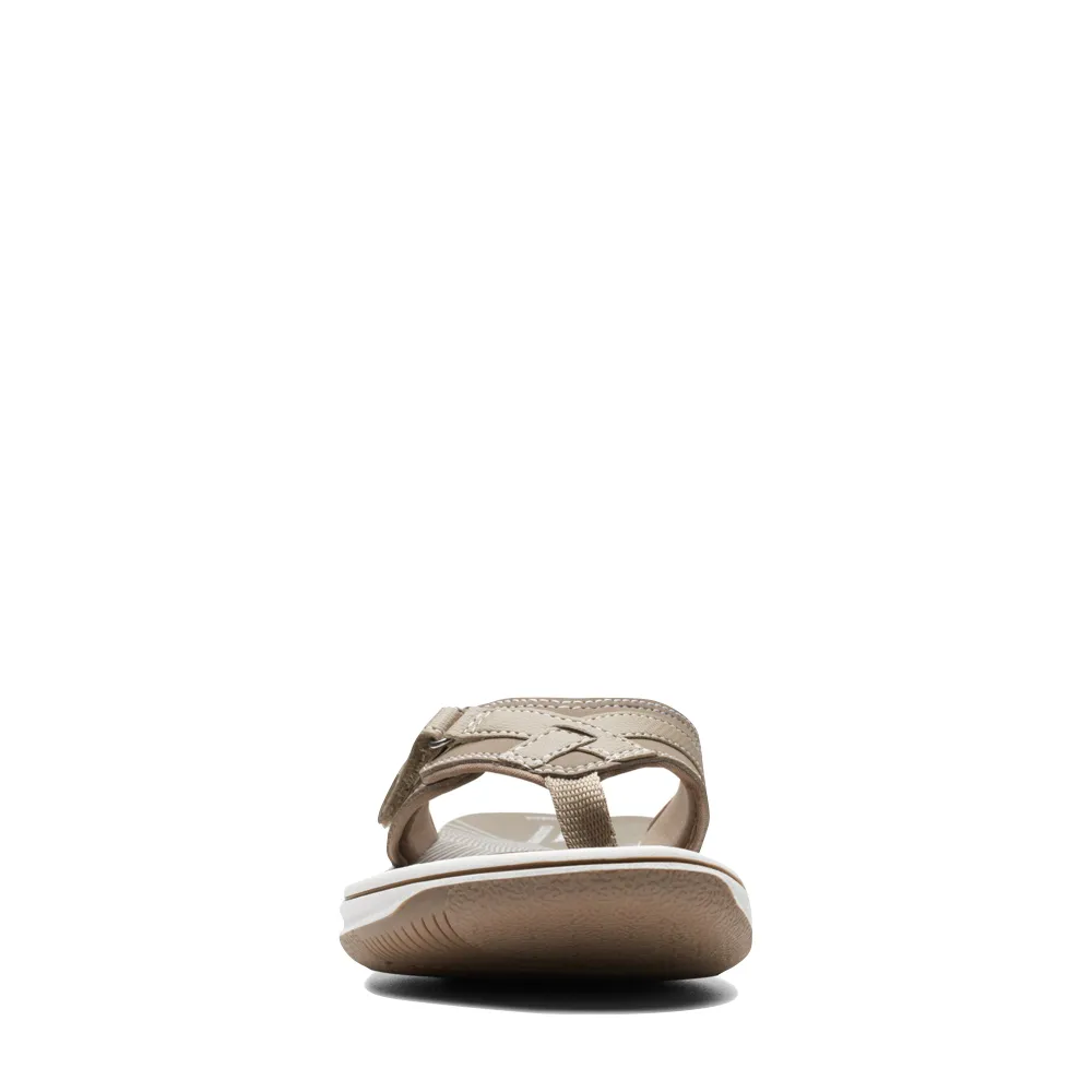 Clarks Breeze Sea II Tong Sandale pour Femme en Taupe