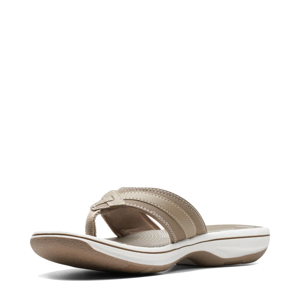 Clarks Breeze Sea II Tong Sandale pour Femme en Taupe