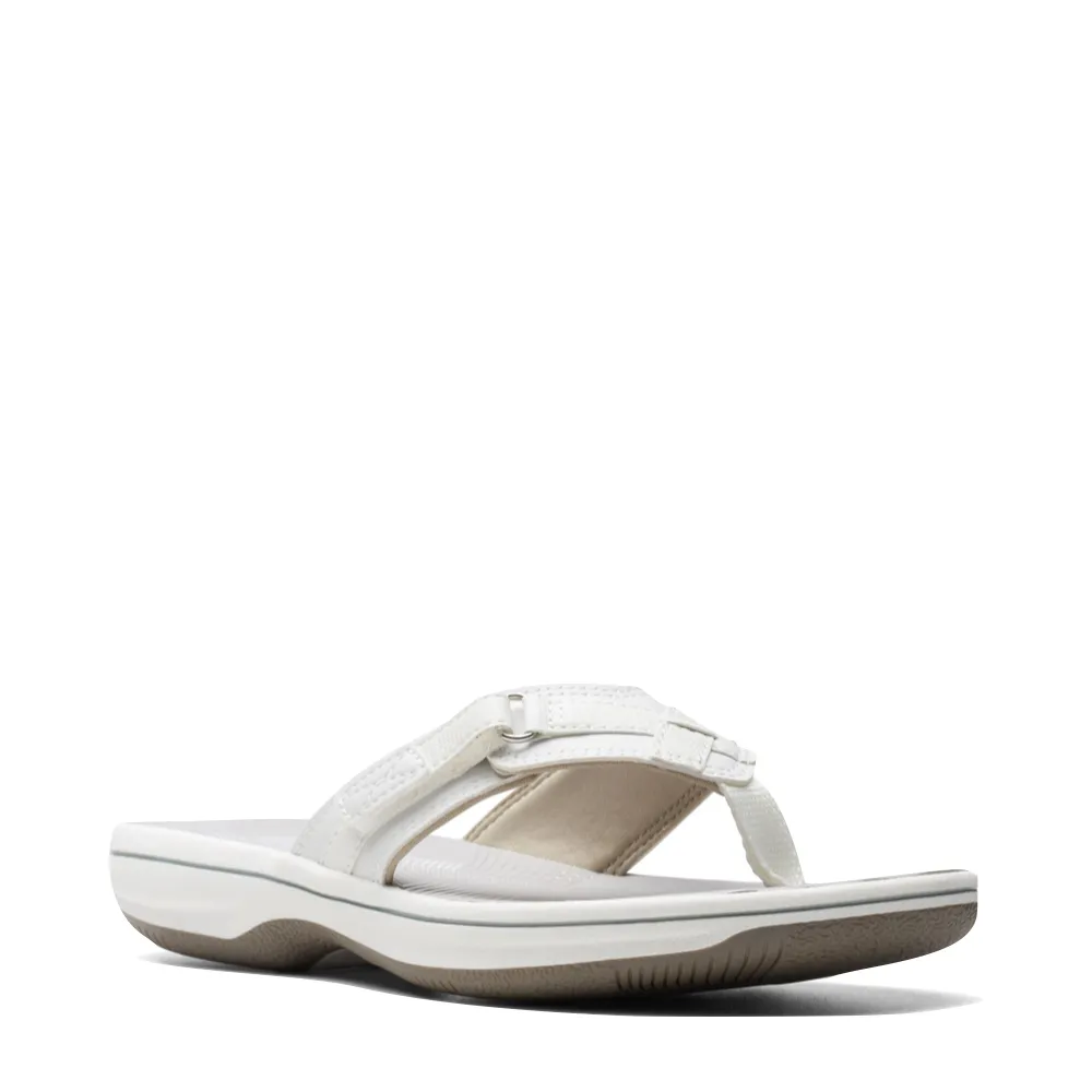 Clarks Breeze Sea II Tongue Sandale pour Femme en Blanc