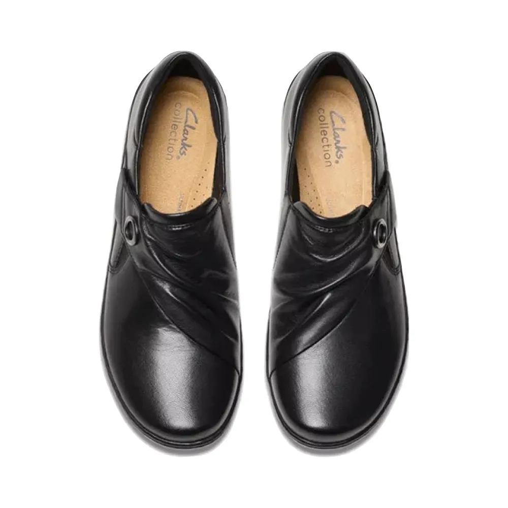 Chaussure à enfiler Clarks Femme Cora Aubrie en Noir
