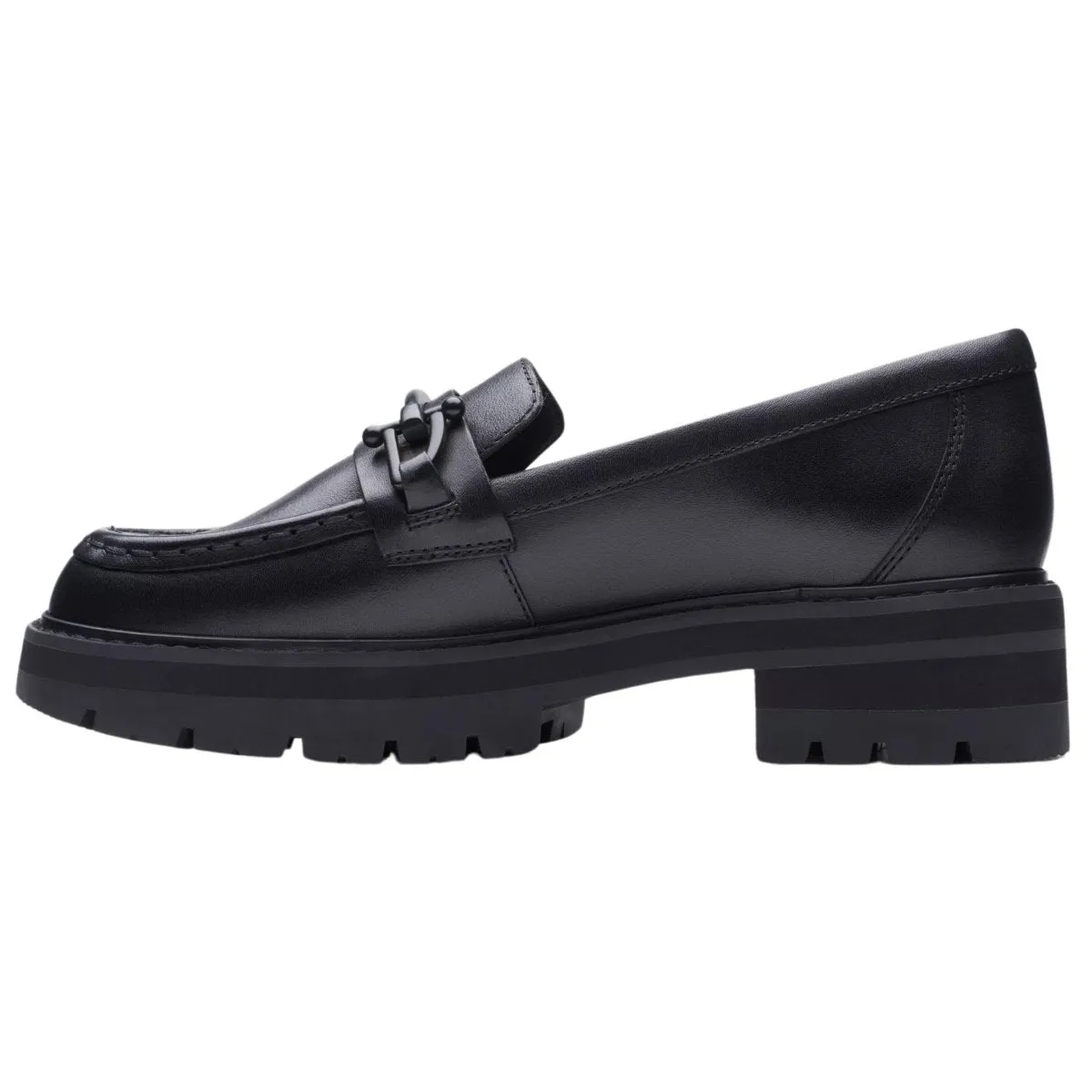 Clarks Femme Orianna Bit Cuir Noir