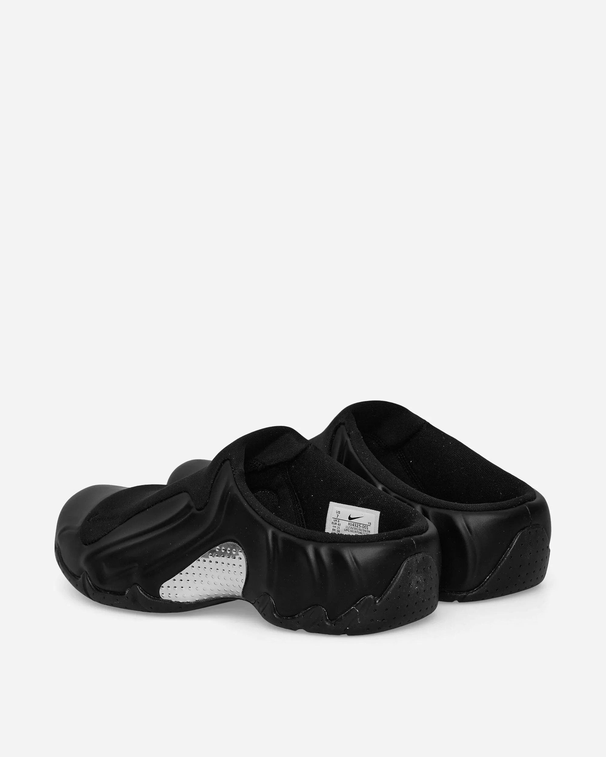 Mules Clogposite Noir / Argent Métallisé
