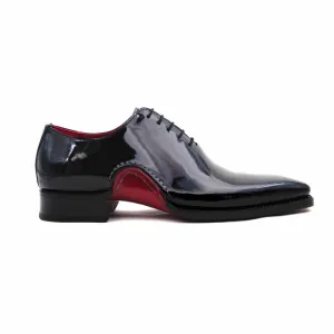 Chaussures Cooper à Lacets - Noir Verni