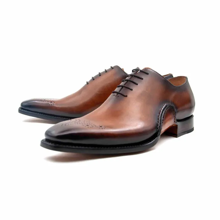Chaussures Cooper à Lacets - Tabac