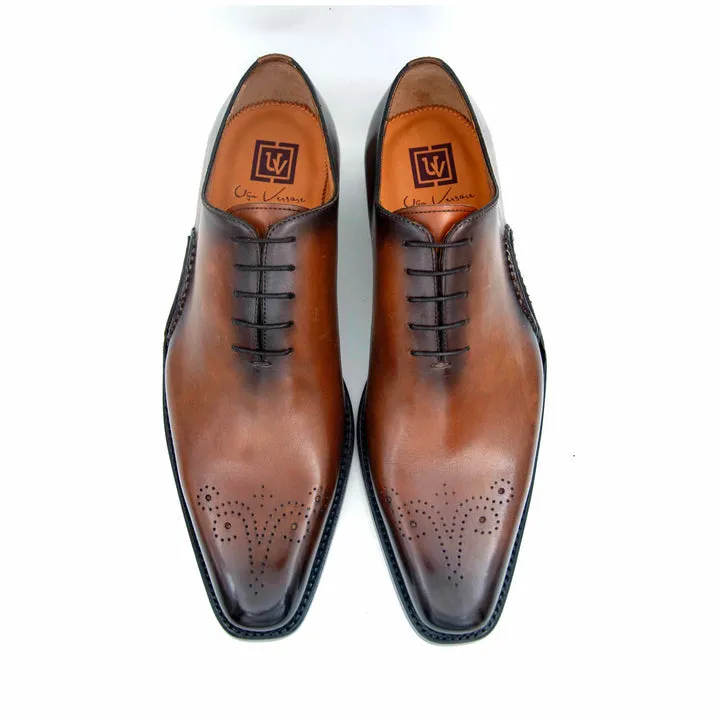 Chaussures Cooper à Lacets - Tabac