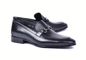 Corrente 4428 Mocassins en cuir à enfiler - Noir