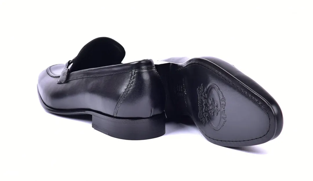 Corrente 4428 Mocassins en cuir à enfiler - Noir