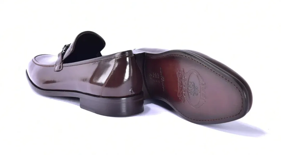 Corrente 6415 Mocassin en veau à enfiler - Marron