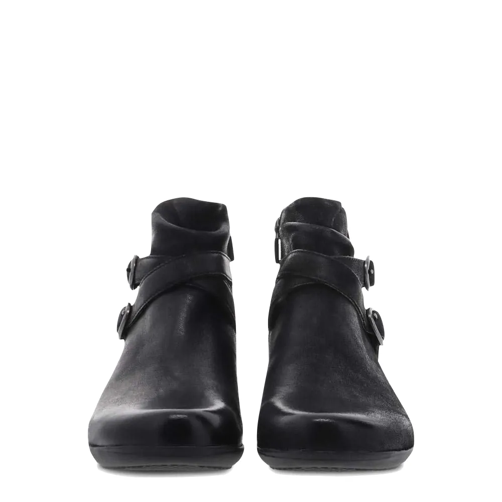 Botte à talons Faithe avec fermeture latérale pour femme de Dansko en noir