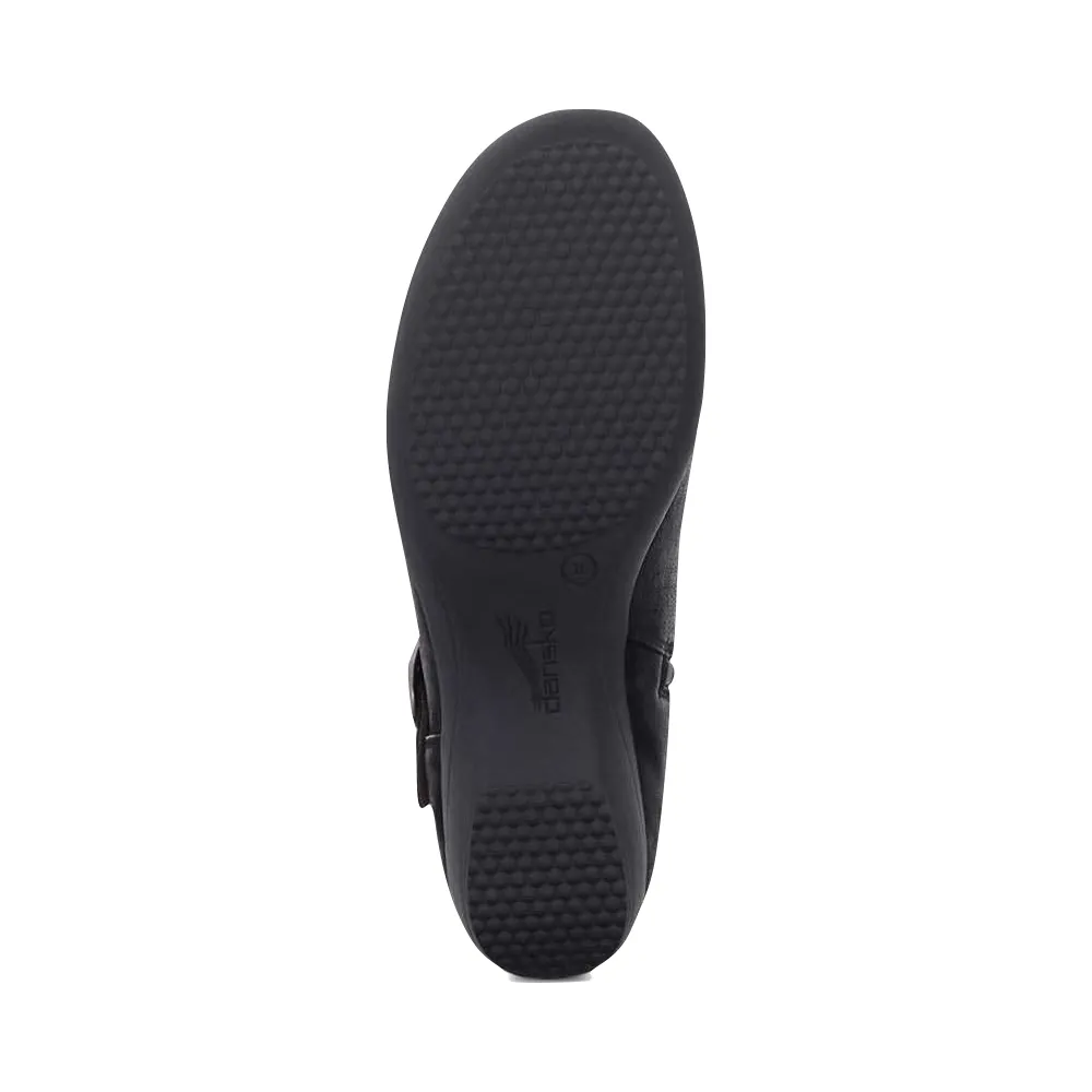 Botte à talons Faithe avec fermeture latérale pour femme de Dansko en noir