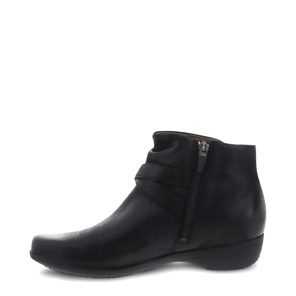 Botte à talons Faithe avec fermeture latérale pour femme de Dansko en noir