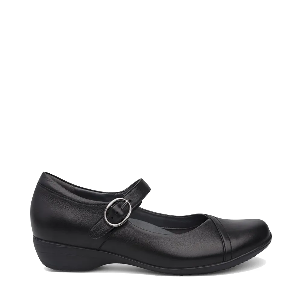 Dansko Femme Fawna Cuir Mary Jane en Noir