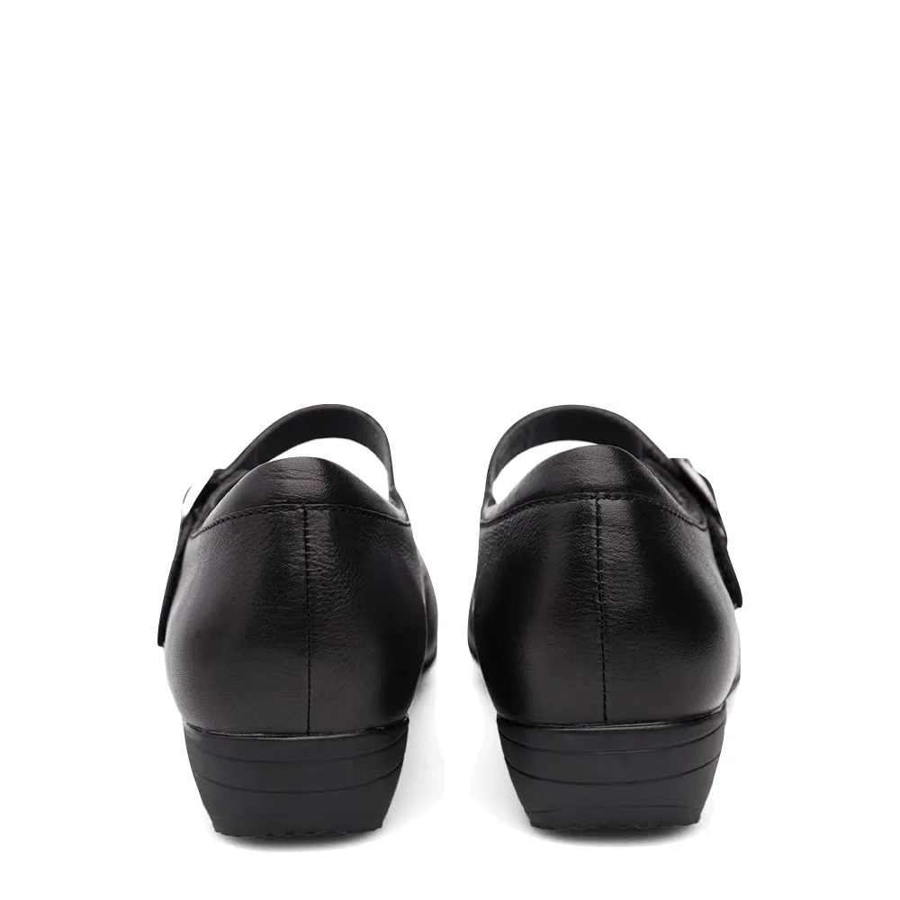 Dansko Femme Fawna Cuir Mary Jane en Noir