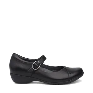Dansko Femme Fawna Cuir Mary Jane en Noir