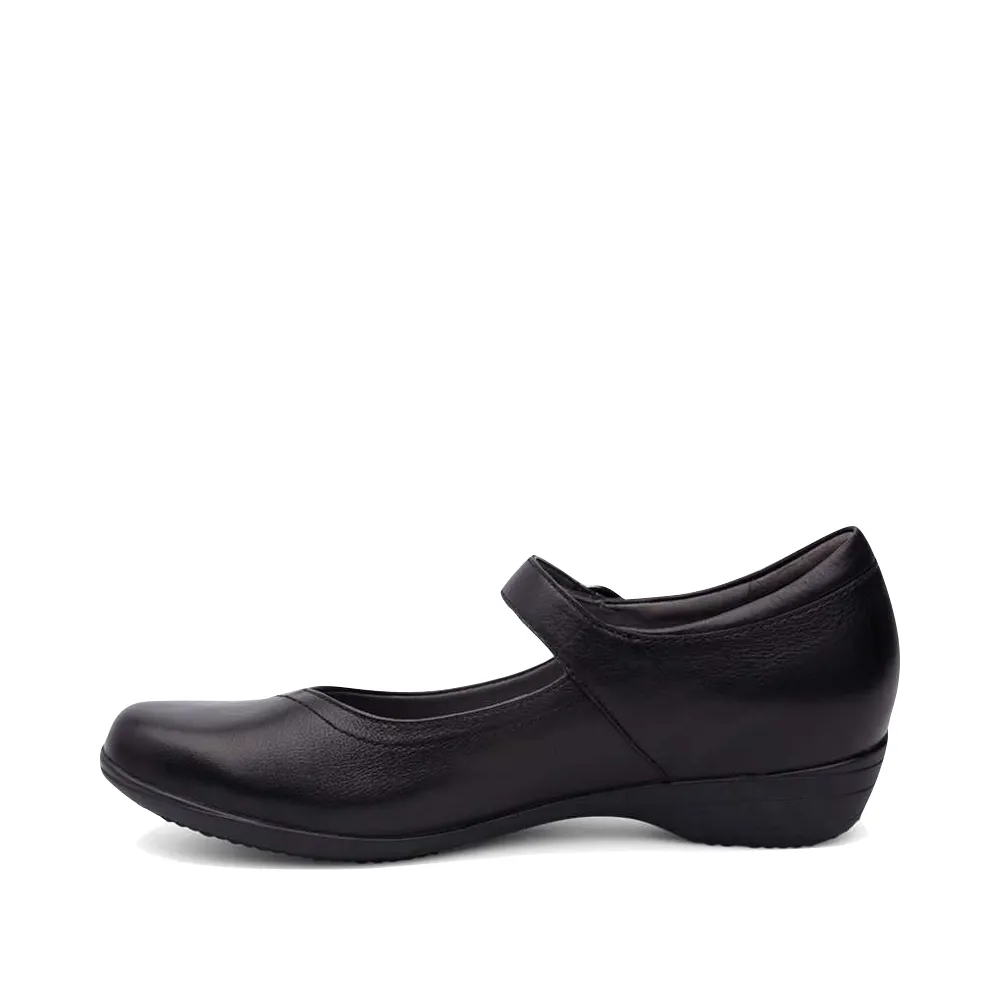 Dansko Femme Fawna Cuir Mary Jane en Noir