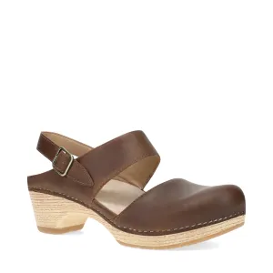 Dansko Lucia pour Femme, Sabot à Talon Fermé en Beige