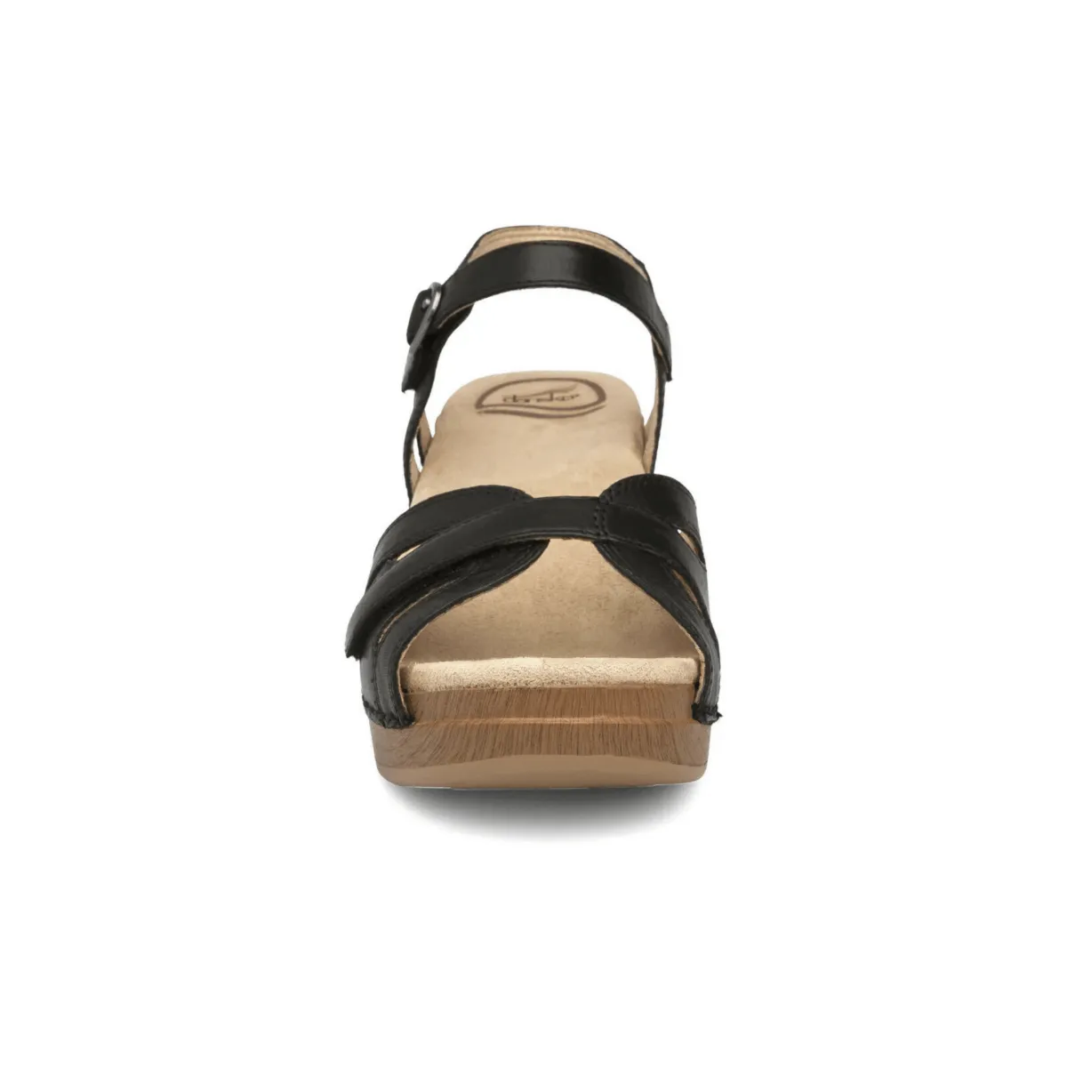 Dansko Femme Saison Noir Cuir Pleine Fleur