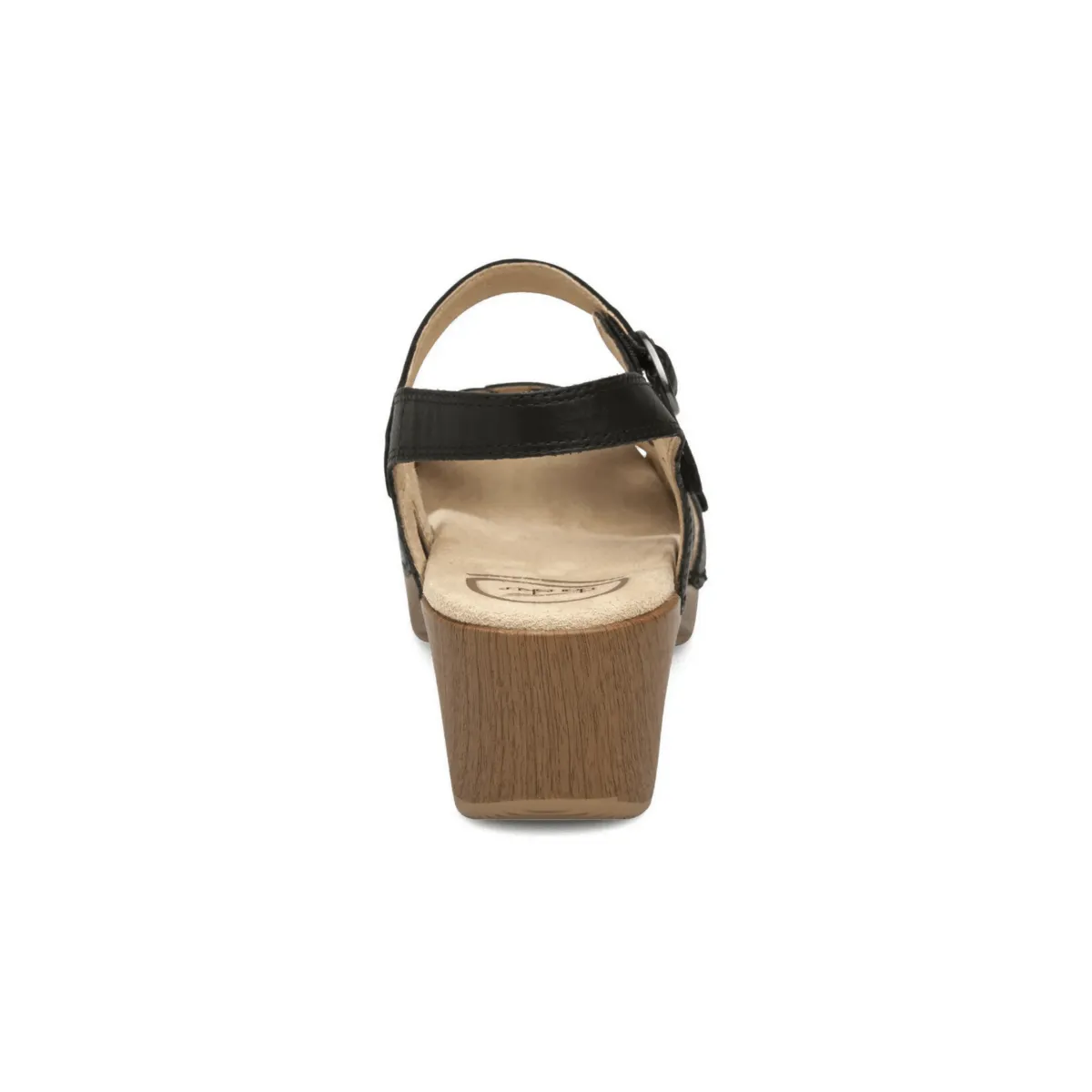 Dansko Femme Saison Noir Cuir Pleine Fleur