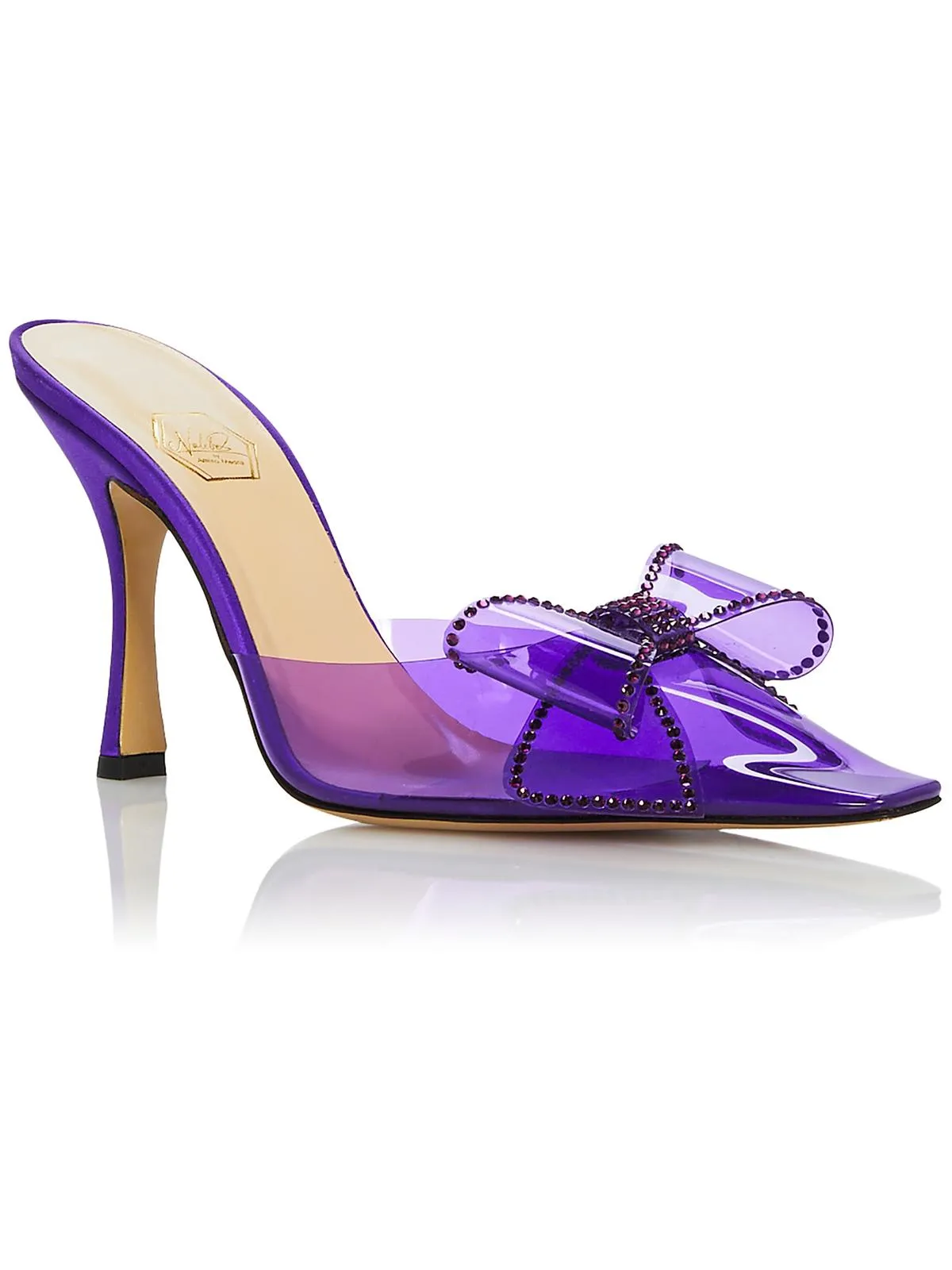 Mules en satin à bout carré pour femmes Dimante - Chaussures Ecco
