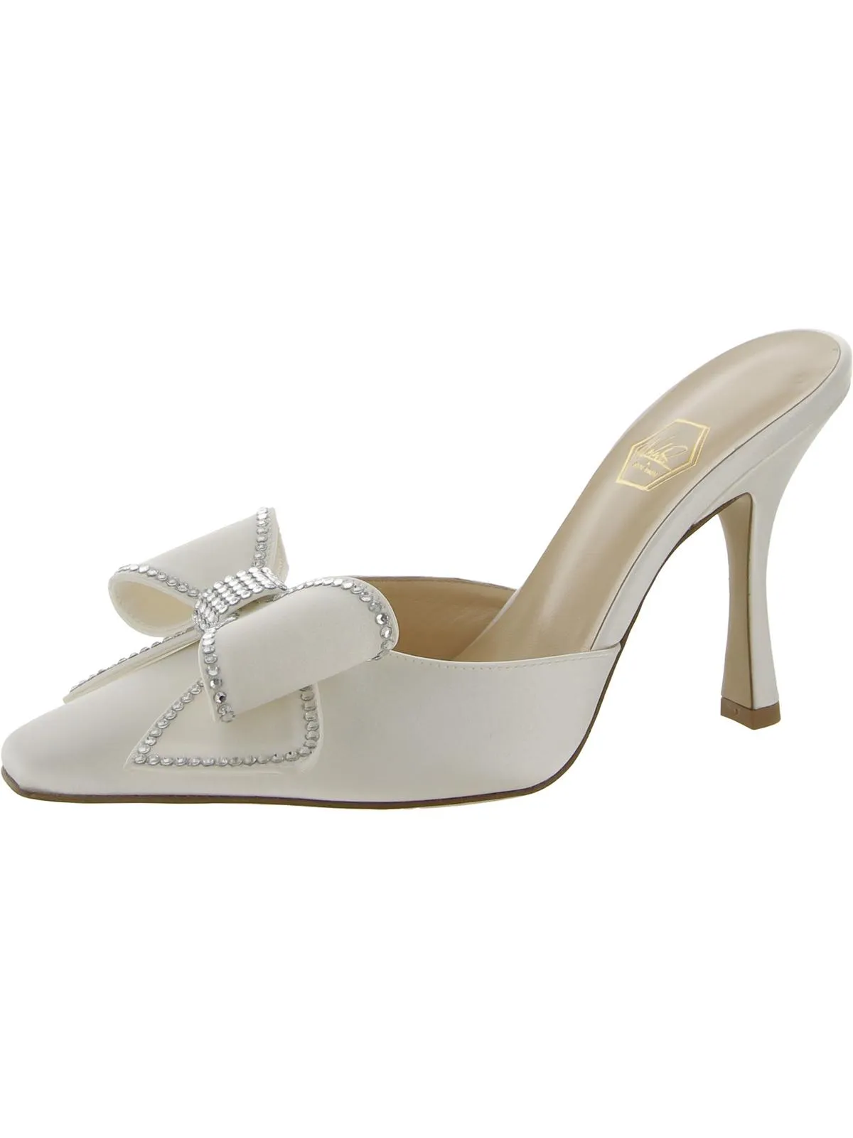 Mules en satin à bout carré pour femmes Dimante - Chaussures Ecco