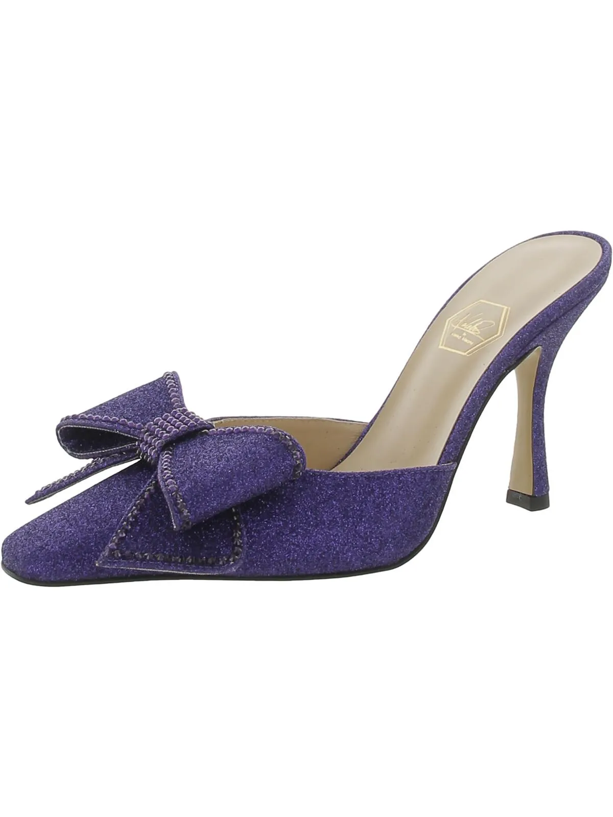 Mules en satin à bout carré pour femmes Dimante - Chaussures Ecco