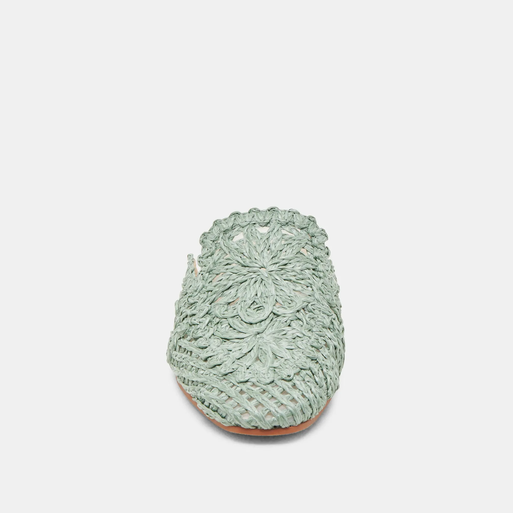 DIYA FLATS LUMIÈRE SAUGE MACRAMÉ