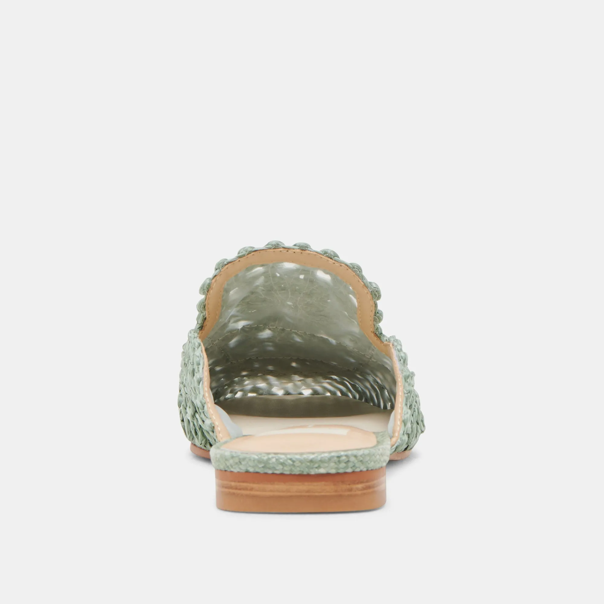 DIYA FLATS LUMIÈRE SAUGE MACRAMÉ